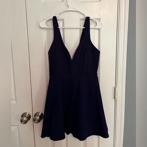Lulus Navy Blue Dress